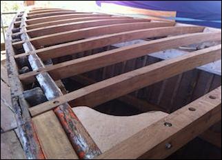 fore deck beams