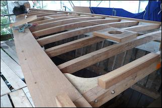fore deck beams