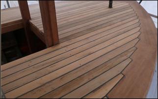 teak deck payed