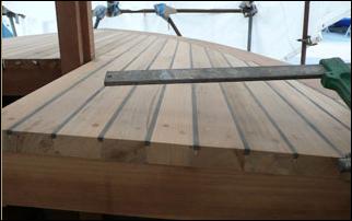 teak deck payed