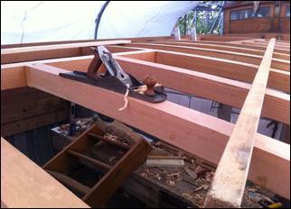 fairing deck beams
